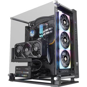 TT 34901 - Thermaltake Core P3 TG Pro E-ATX Gehäuse, schwarz