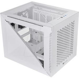 TT 28672 - Thermaltake Divider 200 TG Air Micro-ATX Gehäuse, weiß