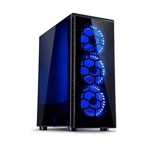 Inter-Tech Geh CXC2 Gaming 3x120mm Lüfter Argus L-12025 blau Gehäuse ATX