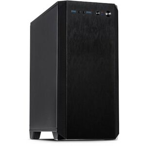 Inter-Tech Micro Tower ATX Gehäuse H-606 Schwarz gedämmt