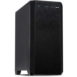 Inter-Tech Micro Tower ATX Gehäuse H-606 Schwarz gedämmt