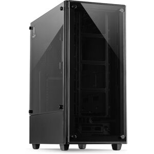 Inter-Tech C-303 Mirror, Midi Tower ATX Gehäuse, Schwarz