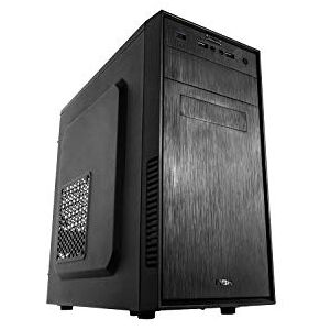 Xtreme NOX FORTE -NXFORTE Mini Tower Micro ATX, USB 3.0, Frontpinsel-Finish, inklusive 120-mm-Lüfter, Platz für 3 Lüfter, 305-mm-Grafik, Schwarz