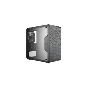 Cooler Master MasterBox Q300L - Tower - micro-ATX - sidepanel med vindue (akryllisk) - ingen strømforsyning (ATX / PS/2) - sort - USB/Lyd