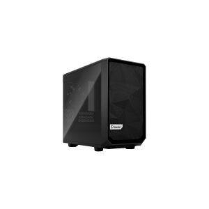 Fractal Design Meshify 2 Nano - Mini-ITX-tårn (hærdet glas) - ingen strømforsyning (ATX) - sort TG mørk tone - USB/Lyd - for Aspect 12 RGB PWM  Ion+ 2 Platinum  Lumen S24 RGB