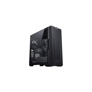 Phanteks Eclipse G500A - Mid tower - ATX - sidepanel med vindue (hærdet glas) - ingen strømforsyning (ATX) - sort - USB/Lyd