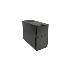 Nanoxia Deep Silence 4 - Tower - micro-ATX - ingen strømforsyning - antracit (sort) - USB/Lyd