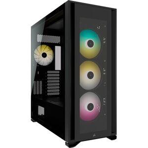 Corsair iCUE 7000X RGB Full Tower Sort, Store towerkabinet