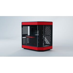 Hyte Y60 Red Atx-Kabinet Med Panoramavindue, Rød Og Sort