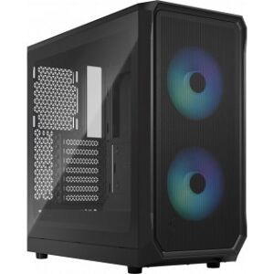 Fractal Design Focus 2 Rgb Sort Tg Gennemsigtig Atx-Kabinet Med Vindue