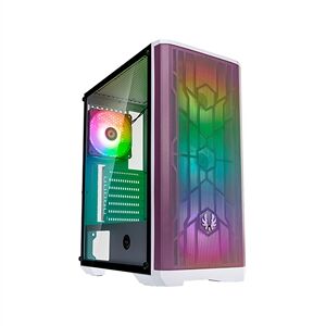 BITFENIX Enso - Caja PC Gaming ATX con Iluminación RGB y Cristal Templado,  Color Blanco (BFC-ENS-150-WWWGK-RP) : : Informática