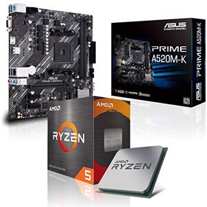 Memory PC Kit d'évolution PC AMD Ryzen 5 5600G 6X 3.9 GHz, A520M-K, Entièrement assemblé et testé. Publicité
