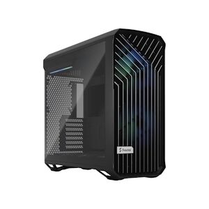 Fractal Design Boitier Pc - Fractal Design - Torrent Black Rgb Tg Light Tint - Ssi-ceb - Air Flow Optimise Avec 5 Ventilateurs Argb Fd-c-tor1a-