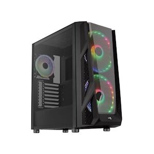 Aerocool Boitier Pc Nighthawk Duo - Moyen Tour - Noir - Verre Trempe - Format E-atx Accm-pb20033.11