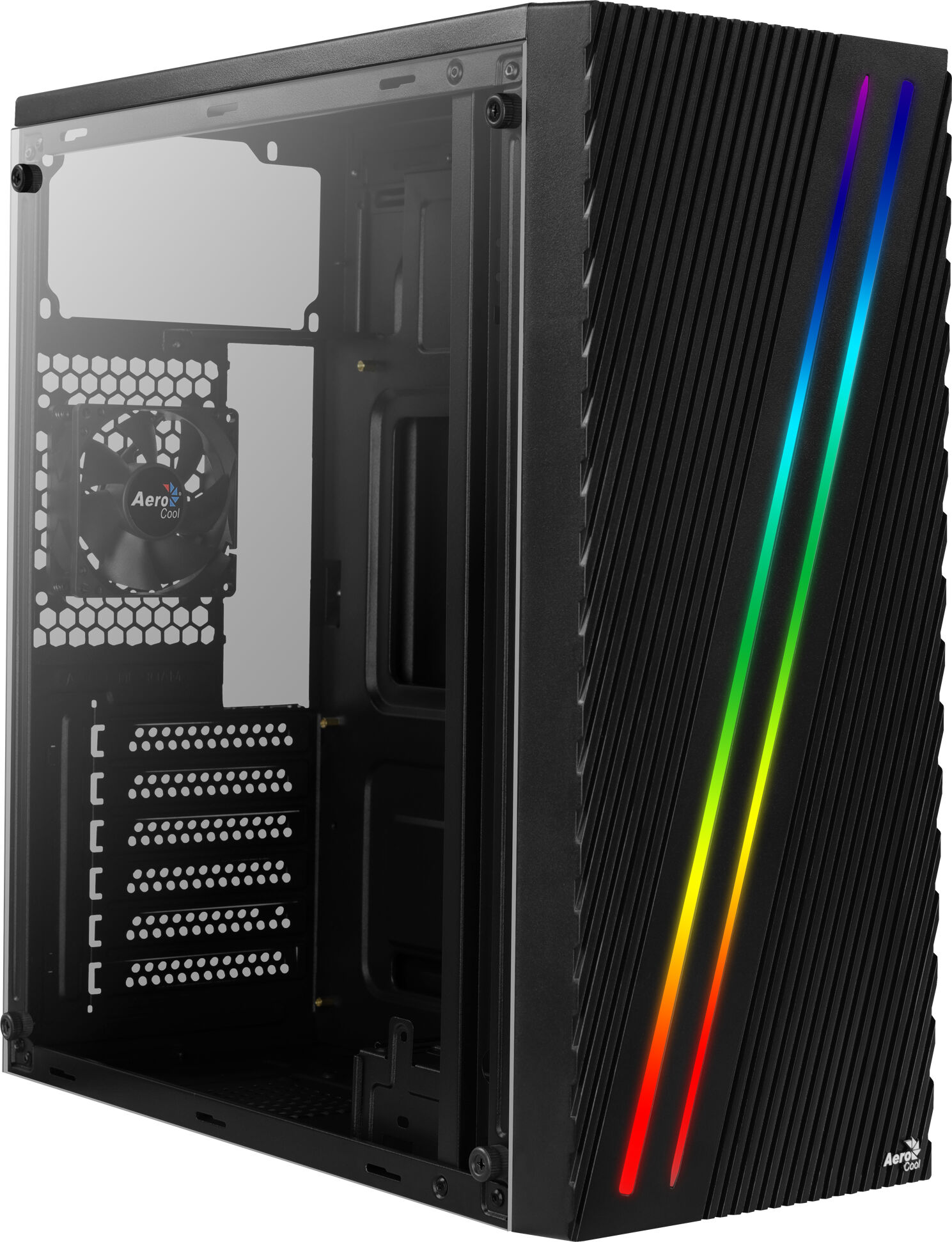 Aerocool Case PC  Streak Midi Tower Nero