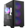 Montech Air 100 ARGB tower behuizing 3x USB-A   Tempered Glass