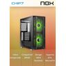 Caixa NOX Hummer Nova ARGB Tempered Glass Black ATX