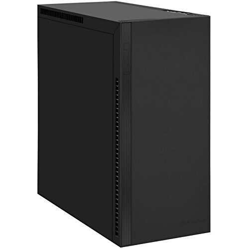 22014 SilverStone SST-KL07B – Kublai ATX Silent Midi Tower fodral med isolering, svart