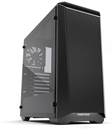 PH-EC416PTG_BW Phanteks  Eclipse P400 Steel ATX Mid Tower Case Black/Vit, "Tempered Glass" Edition Cases