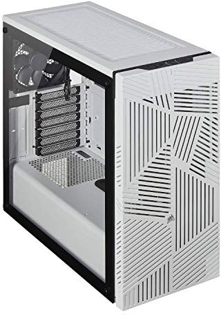 Cc Corsair 275R AIRFLOW (Mid Torn ATX Chassi, Härdat Glaschassi, Luftflödeschassi) Vit