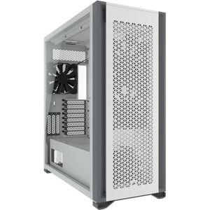 Corsair 7000D AIRFLOW Full-Tower ATX PC Case (High-Airflow Front Panel, Three Included 140mm Fans with PWM Repeater, Easy Cable Management, Spacious Interior, Customisable Side Fan Mounts) White