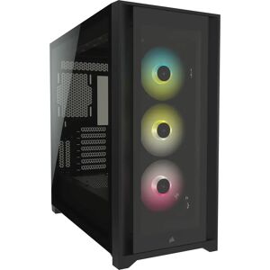 Corsair iCUE 5000X RGB Mid Tower Gaming Case - Black