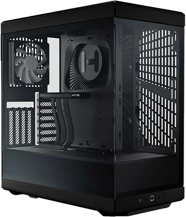 HYTE Y40 ATX Mid-Tower PC Case - Black, Black