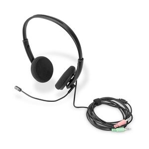 Digitus On Ear Office Headset mit Geräuschreduzierung, 3,5 mm Stereo