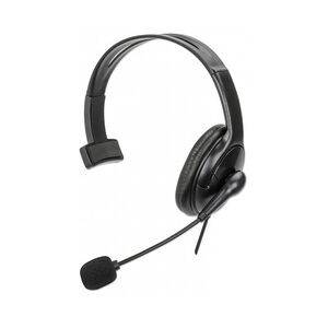 Manhattan 180849 Kopfhörer & Headset Kabelgebunden Kopfband Büro/Callcenter USB Typ-A Schwarz