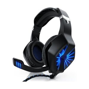 CSL  Gaming-Headset `GHS-102` mit Mikrofon, USB Kopfhörer für Windows/Mac/Linux /PS4/PS4 Pro