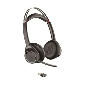 Plantronics Headset schwarz Poly Voyager Focus UC B825-M Stereo inklusive Dockingstation