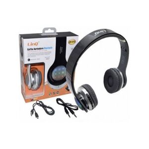 Trade Shop Traesio - drahtloses bluetooth headset mit microsd kartenleser led leuchten JH-812