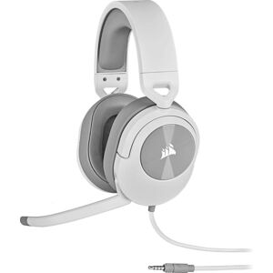 Corsair HS55 Stereo Gaming Headset - 3,5 mm Jack - Hvid - PS5/PS4, Xbox Series X S, PC, Mac, Nintendo Switch & Mobile