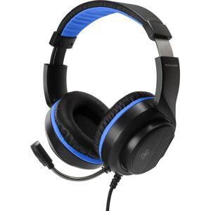 Deltaco Gaming Stereo Gaming Headset til PS5, 1x 3,5 mm stik - Sort/Blå