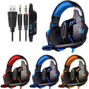 Generic Gaming Headset - PC / Hörlurar Kotion Each G2000 Pro med LED