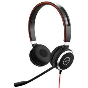 Jabra Evolve 40 MS Stereo Headset Huvudband 3,5 mm kontakt Svart