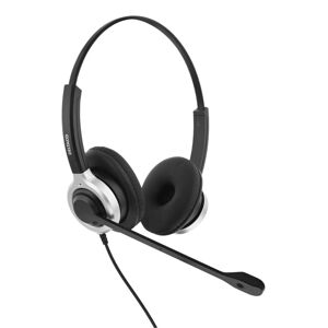 Deltaco Office USB stereo headset, Teams and Webex compatible, volume