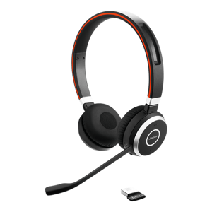 Jabra Evolve 65 Headset Kabel & trådløs Opkald/musik Micro-USB Bluetooth Sort