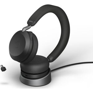 Jabra Evolve2 75 Uc Usb-C Headset, Sort M/stander