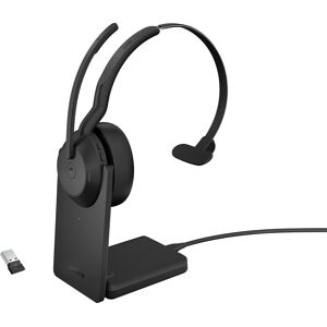 Jabra Evolve2 55 Ms Mono Headset Med Ladestand