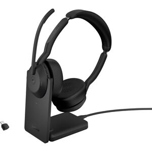 Jabra Evolve2 55 Ms Stereo Headset Med Ladestand