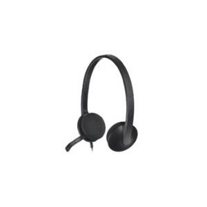 Logitech USB Headset H340 - Headset - på øret - kabling