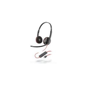 Plantronics Poly Blackwire C3220 USB-C - 3200 Series - headset - på øret - kablet - USB-C - støjisolerende - sort