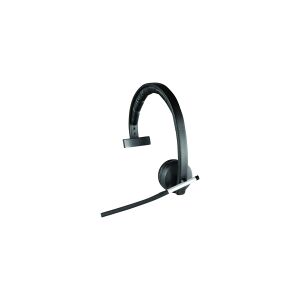 Logitech Wireless Headset Mono H820e - Headset - på øret - DECT - trådløs