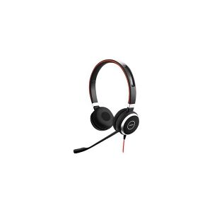 GN Audio Jabra Evolve 40 UC stereo - Headset - på øret - kabling - 3,5 mm jackstik