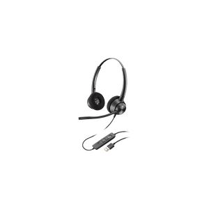 Plantronics Poly EncorePro 320, USB-A - 300 Series - headset - på øret - kabling - USB