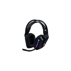 Logitech G G733 LIGHTSPEED Wireless RGB Gaming Headset - Headset - fuld størrelse - 2,4 GHz - trådløs - sort