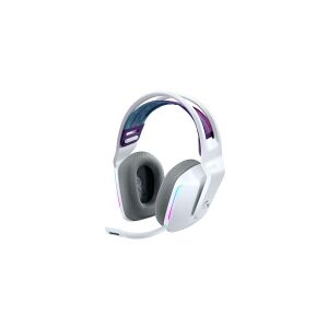 Logitech G G733 LIGHTSPEED Wireless RGB Gaming Headset - Headset - fuld størrelse - 2,4 GHz - trådløs - hvid