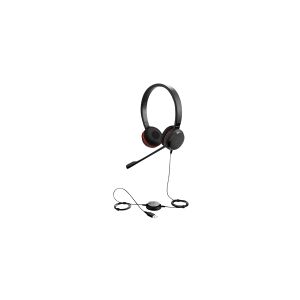 GN Audio Jabra Evolve 20SE MS stereo - Special Edition - headset - på øret - kabling - USB-C - støjisolerende - Certified for Skype for Business