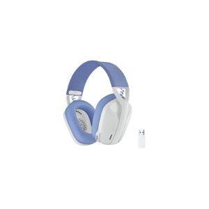 Logitech®   G435 LIGHTSPEED - Headset - fuld størrelse - 2,4 GHz - trådløs - USB - Hvid